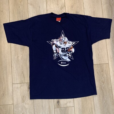 Vintage Reebok Dallas Cowboys Emmitt Smith E22 Double Sided Logo T Shirt Large