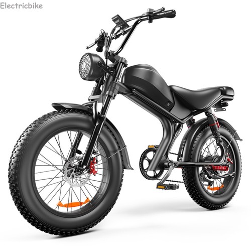20" Fat Tire Electric Bicycle 48V 20Ah Hybrid Bike Offroad Commuter City E-bike - Picture 12 of 14