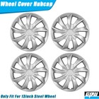 13 Inch Wheel Covers Full Rim Snap On Hubcaps for R13 Tire & Replacement 4pcs