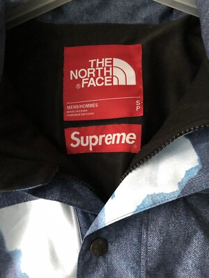BRAND NEW SUPREME X THE NORTH FACE MOUNTAIN JACKET - BLEACHED