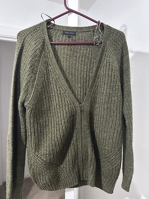 New Look Khaki Green Cardigan 10 UK