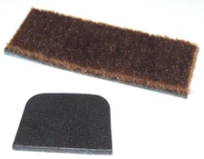  REPLACEMENT HAIR RUG Adhesive ARROW REST & LEATHER STRIKE PLATE Archery BROWN 