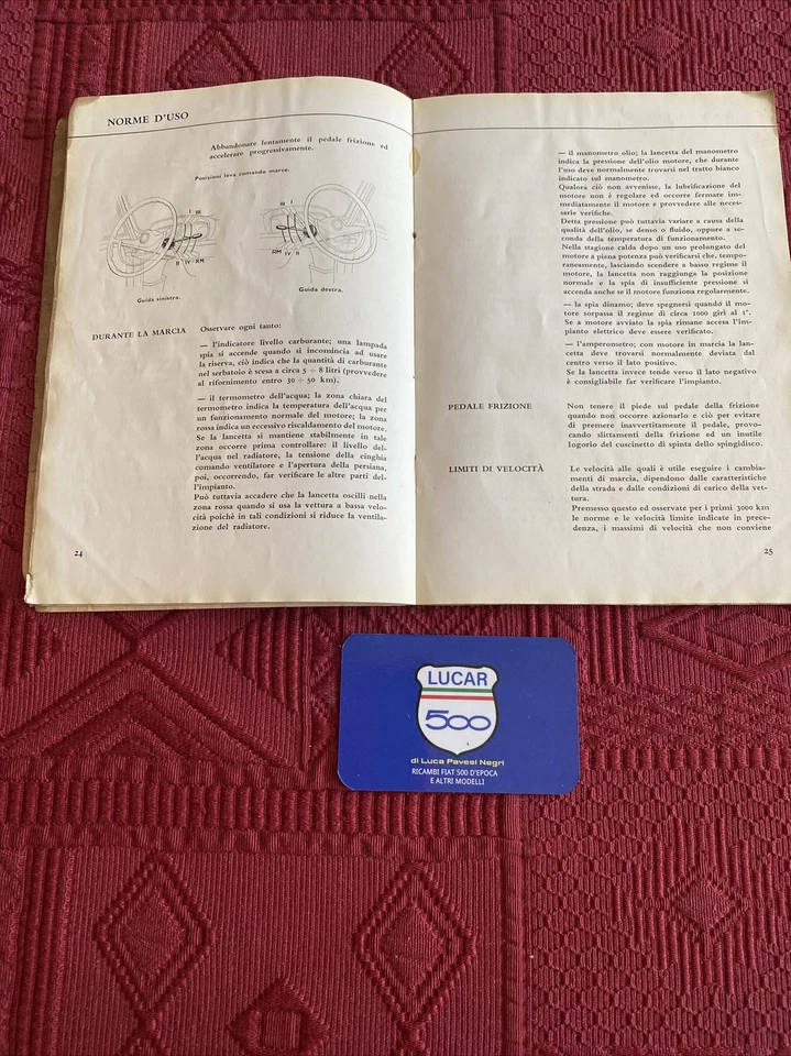 LIBRETTO USO E MANUTENZIONE LANCIA FLAVIA  FONDO DI MAGAZZINO SEGNI DEL TEMPO - Immagine 4 di 4