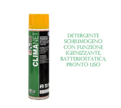 FACOT CHEMICALS Climanet detergente schiumogeno sanificante spray condizionatori fan-coils 600ml
