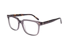 New LAZZARO Eyewear Crystal Smoke ROME Eyeglass with Tortoise Temples 53/18/145