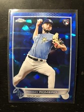 Tommy Romero 2022 Topps Chrome Update Sapphire Rookie RC #US76 Rays Card PWE