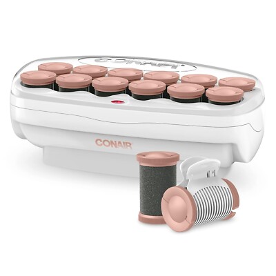 Conair Ceramic 1 1/2-inch Hot Rollers, Super Clips Included
