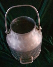 Alter Melkeimer Aluminium Gartendekoration Deko Milcheimer Milchkanne Melkkanne