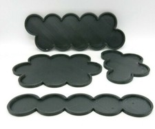 Schwarze 32mm Bewegungstrays, Warhammer, 40k,...