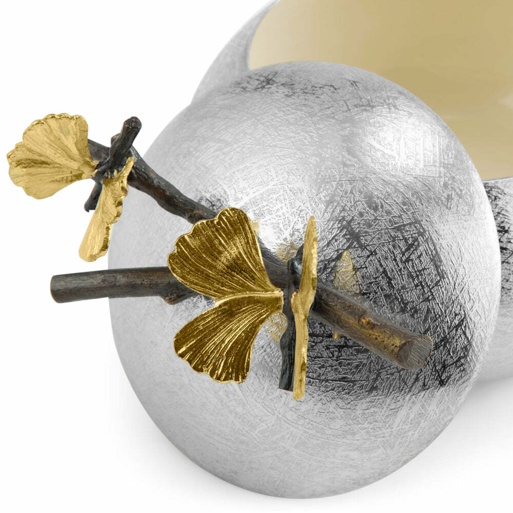 Michael Aram Butterfly Ginkgo Hand Textured Stainless Steel
