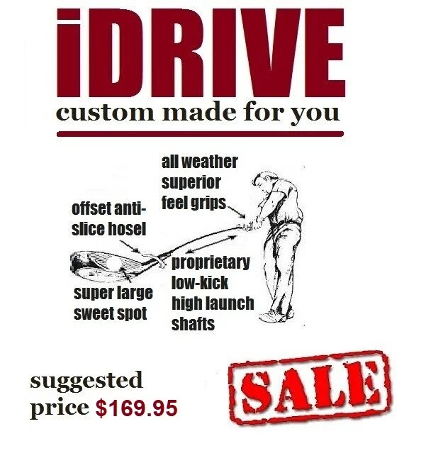 Гибридные деревянные клюшки для гольфа iDRIVE iRON (ВЫБЕРИТЕ) 2 3 4 5 6 7 8 9 PW SW LW БЕСПЛАТНАЯ ДОСТАВКА - Изображение 2 из 4