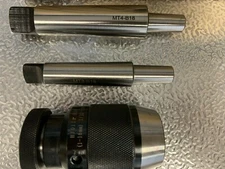 M2/MT3/MT4-B18 1-16mm Heavy Duty Keyless Precision Lathe Drill Chuck+Taper Arbor