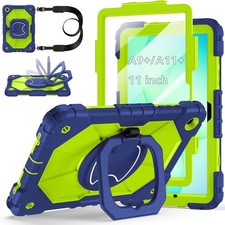 Rugged Case with 360 Stand for Samsung Galaxy Tab A11 /A9 Plus 11 Inch 2024/202