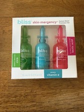 Bliss Skin Emergency Three Pack New In Pack Sealed