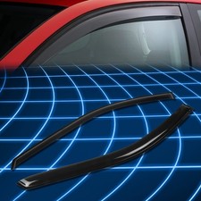 Tinted Tape-on Window Visor Vent Sun Rain Deflector For 1998-2002 Accord Coupe Tinted Tape-on Window Visor Vent Sun Rain Deflector For 1998-2002 Accord Coupe