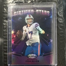 2025 Panini Certified - Certified Stars Josh Allen #CST-JAN Mirror Purple /299