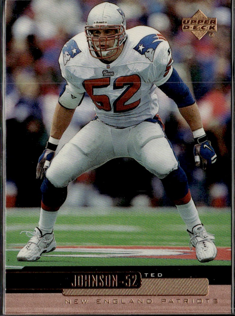 1999 Upper Deck - Ted Johnson New England Patriots #128 NFL Trading Card