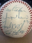 1999 Devil Rays Team (15) Fred Mc Griff Signed Authentic Baseball