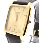 Seiko Dolce 7731-5110 Gold Dial 27mm Vintage Quartz Men's Watch JAPAN