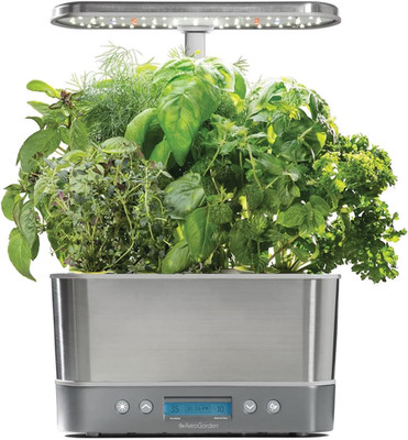 Aerogarden Harvest Elite Indoor Garden Hydroponic System with LED Grow Light and