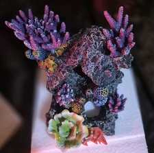 Large Coral Reef Arch Aquariam Ornament for Fish tank 6.5" tall Resin New In Box