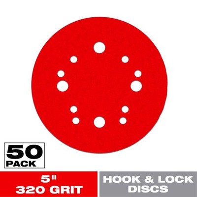 Diablo DCD050320H50G 320-Grit ROS Super Fine Hook & Lock Disc 5 Dia. in.