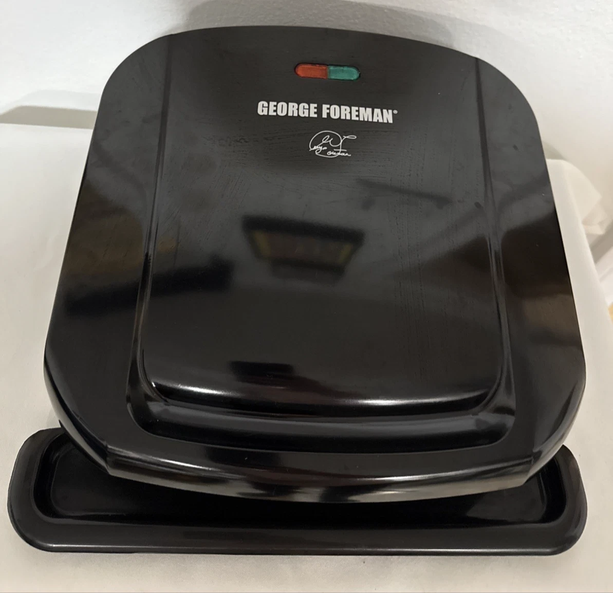 Family Size George Foreman 4-Serving Grill & Panini Removable Plates Black
Opens in a new window or