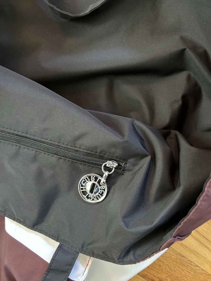 Bolso de Mano Henri Bendel Lista A Marrón Rayas Uptown Niñas Compras Nueva York NYC Foto 4 de 4