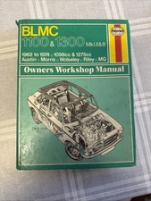 BLMC 1100 & 1300 1962 to 1974 Haynes Manual Classic Car Owners Workshop Manual