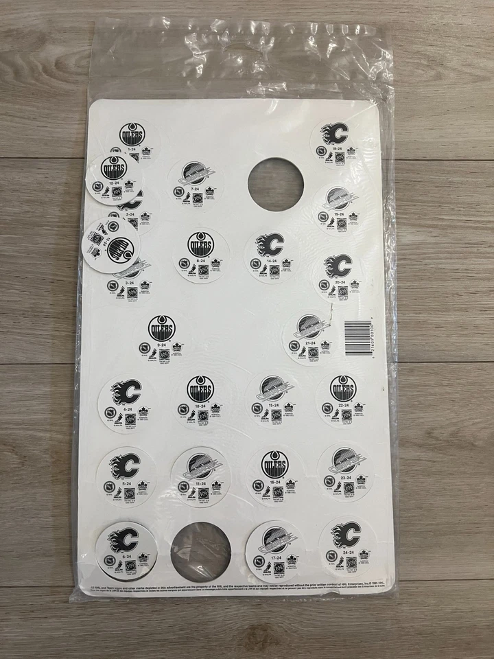 1995 Canada Games NHL Pogs Western Power Pog Team. Calgary & Edmonton. New! - Image 2 of 2