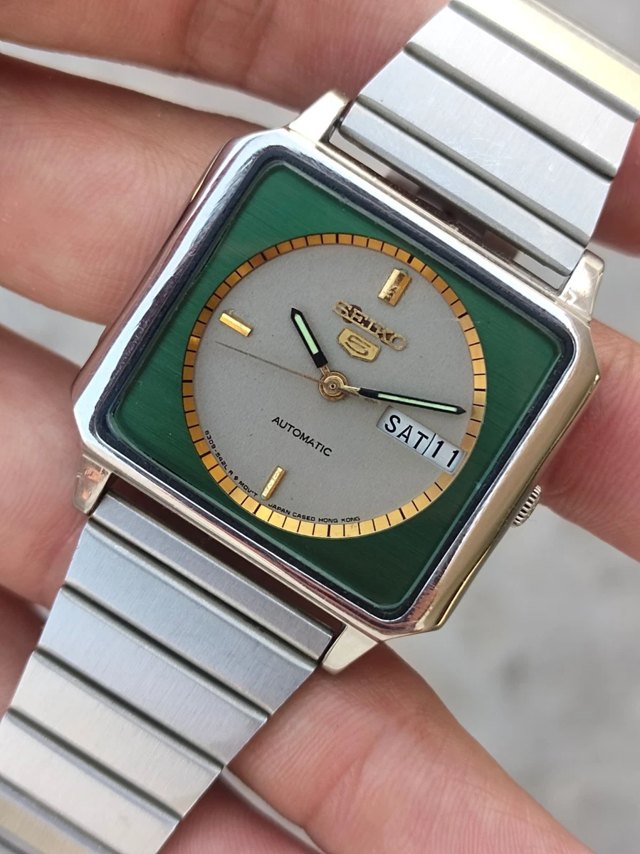 Seiko 5 Stainless Steel Case Square Wristwatches for sale - eBay