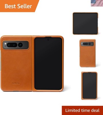 Slim Leather Case for Google Pixel Fold - Foldable & Lightweight Design