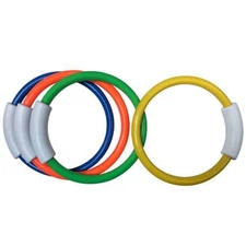 In The Swim Underwater Dive Rings – Pool Toy Set of 4 for Kids & Beginners –