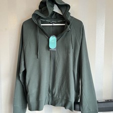 Marks and spencer M&S Goodmove Womens Zip Up Hoody Khaki all sizes  rrp £30