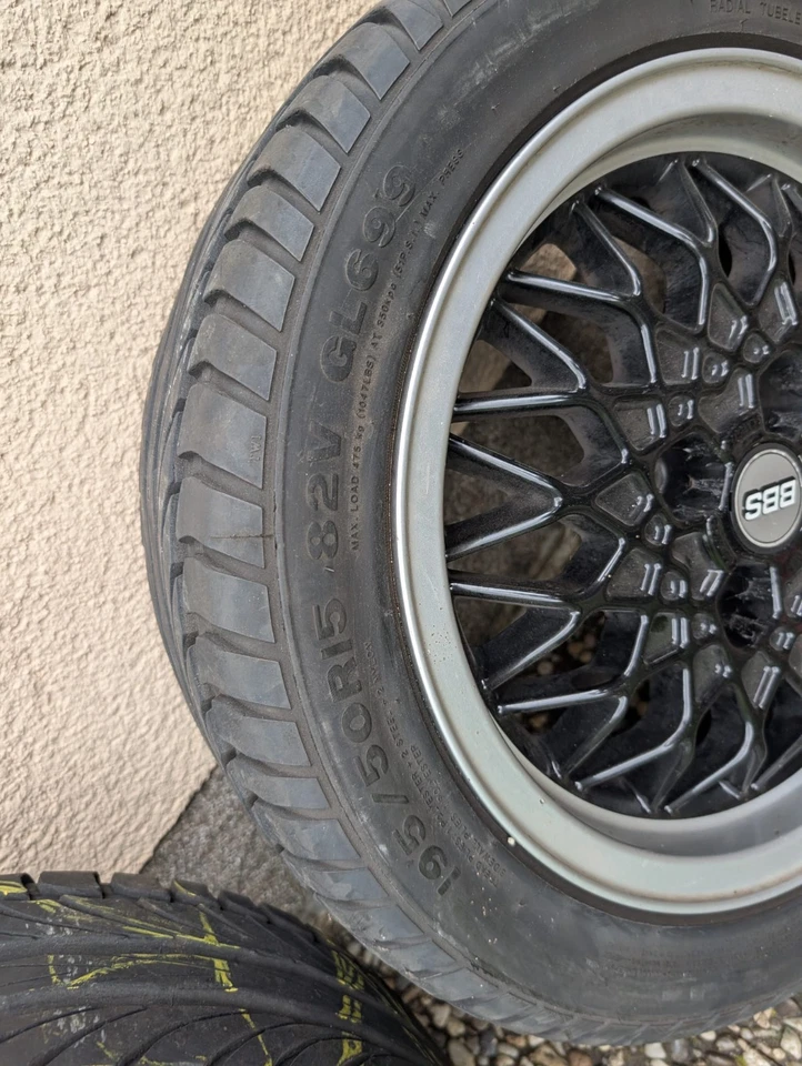 4x VW Golf 2 BBS 375 Alufelge 6Jx15H2 ET35 165601025 - Bild 2 von 4