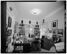 Kew England Ralph Bunche House Study 1900s Interior View Toward Window