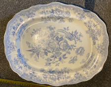 Antique Large Asiatic Pheasants platter