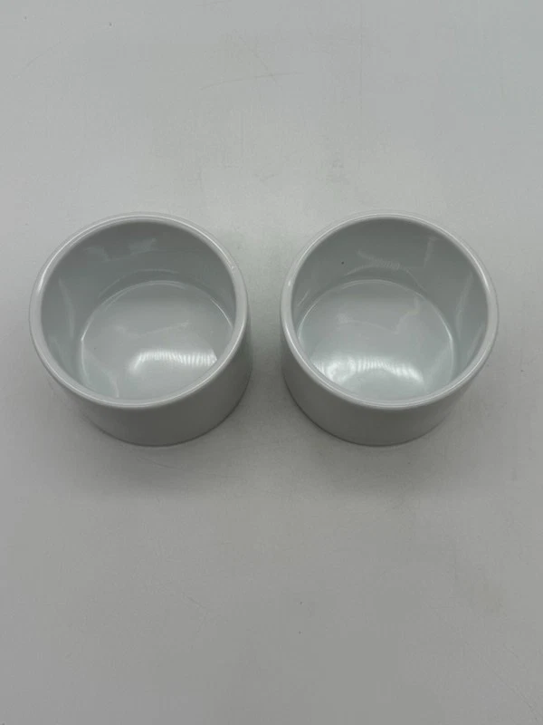 Juego de 2 cuencos de degustación blancos de cerámica Libbey Just Tasting Foto 2 de 4