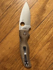 Spyderco Shaman Green Canvas Micarta M4 steel Blade HQ Exclusive