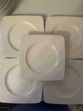 SET OF 5 Mikasa ITALIAN COUNTRYSIDE 8" Square Salad Plates.