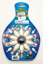 Vintage Mini Tabletop Bowling Set New Sealed Packaging