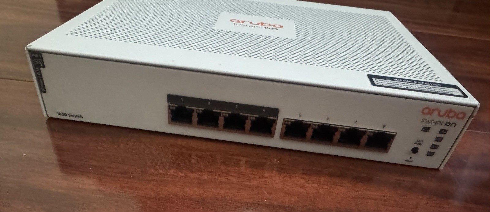 Aruba Instant On 1830 8-Port Gb Smart Switch Model JL811