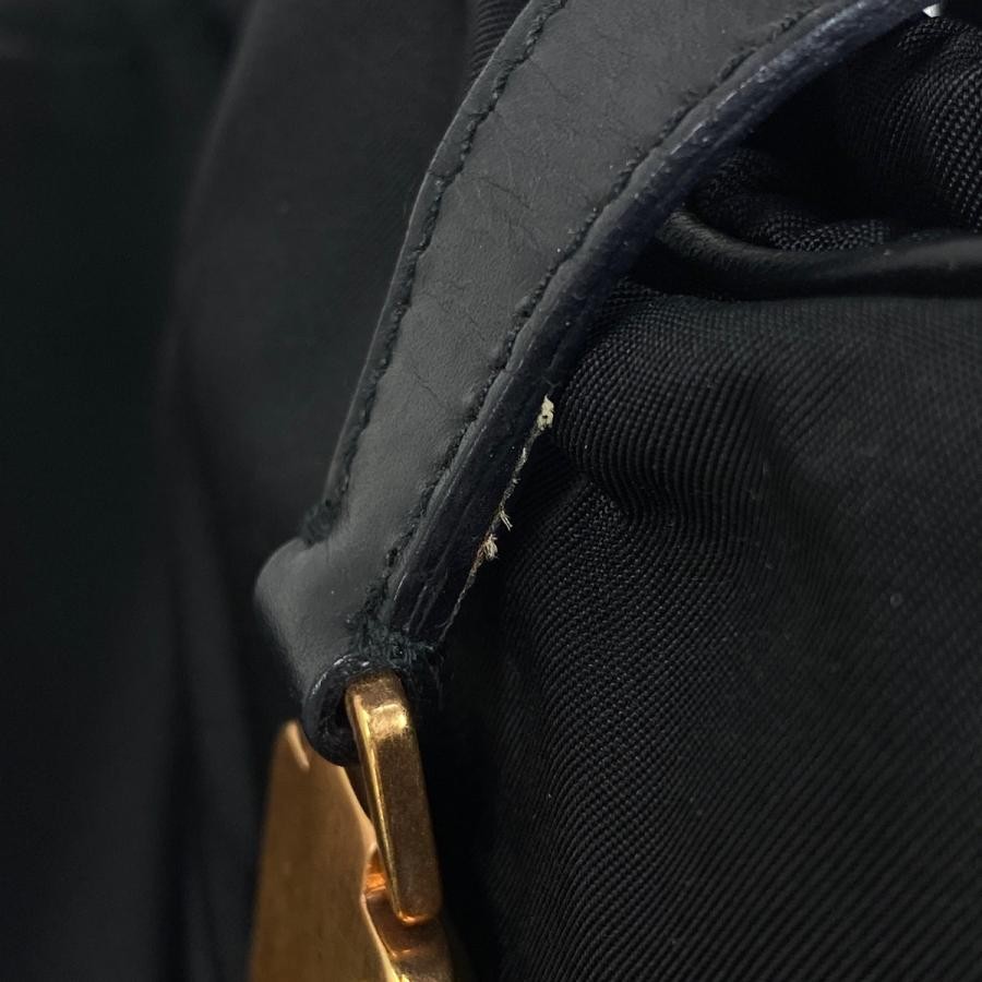 PRADA Plate Shoulder Bag BR0319 Nylon Black #BS1835 thumbnail 5