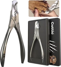 Dog Nail Clippers - All Steel Material, Built-In Spring,Heavy Duty Dog Nail Trim