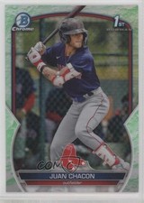 2023 Bowman Chrome Prospects Lunar Glow Refractor Juan Chacon #BCP-105 00jz