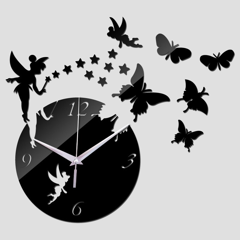 Fairy wall clock
