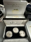 2006 $1 American Eagle 20th Anniversary 1 oz .999 3 Coin Set W/COA -