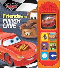 Disney Pixar Cars: Friends to the Finish Line Sound Book by Pi Kids NEW