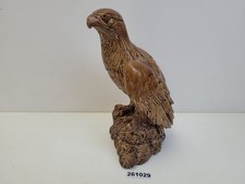 Figur/Skulptur Gips Adler Vogel Schreibtischobjekt Deko Herrenzimmer alt #261029