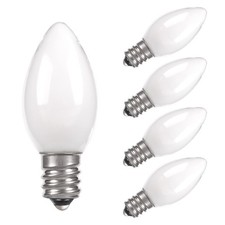 C7 Candelabra Led Light Bulbs Small Night Light Bulb 0.6 Watt Equivalent 7w Inca